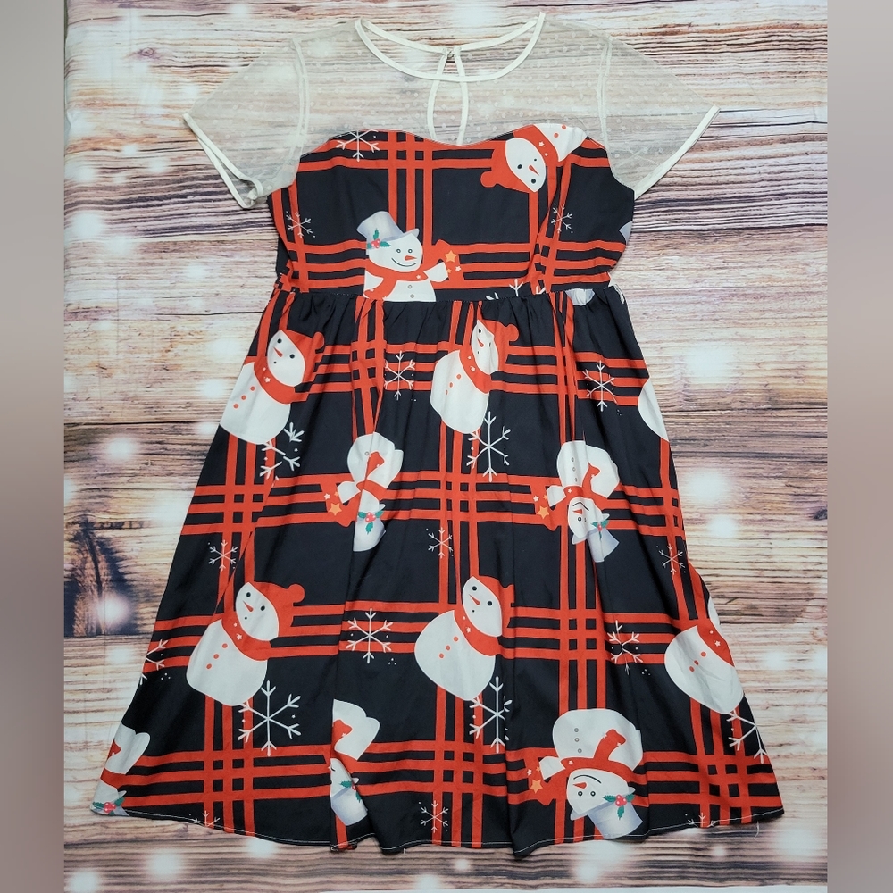 Festive frock!  **Plus size**